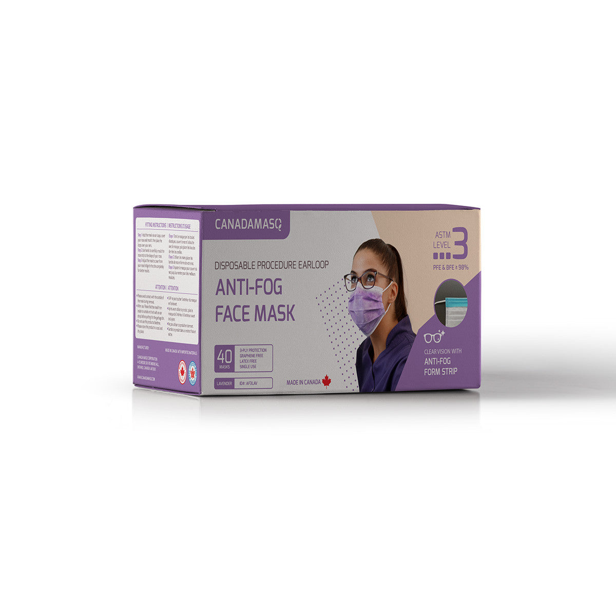 OPSWA Anti-Fog ASTM LEVEL 3 PROCEDURE MASK - Adult